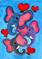 Art: Hearts N' Elephants by Artist Kim Loberg