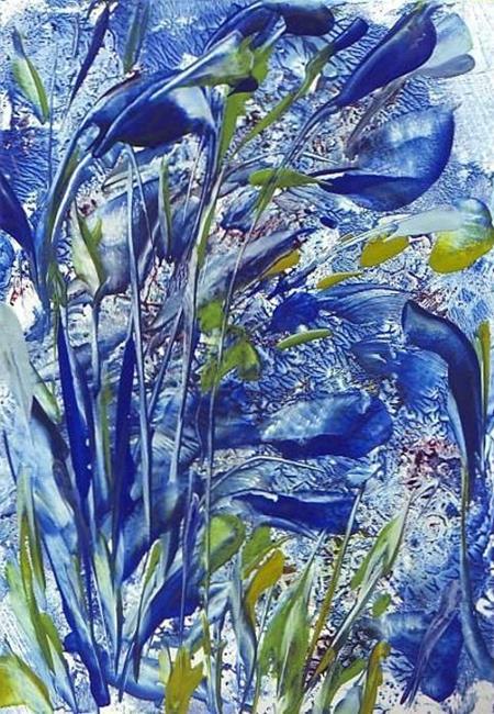 Art: Abstract  # 165 - sold by Artist Ulrike 'Ricky' Martin