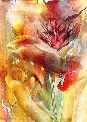 Art: Floral 2 - sold by Artist Ulrike 'Ricky' Martin