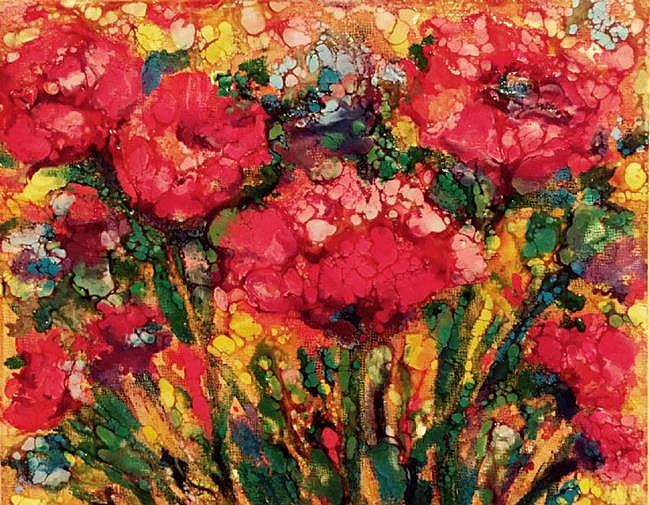 Art: Flowers of Spring  - sold by Artist Ulrike 'Ricky' Martin