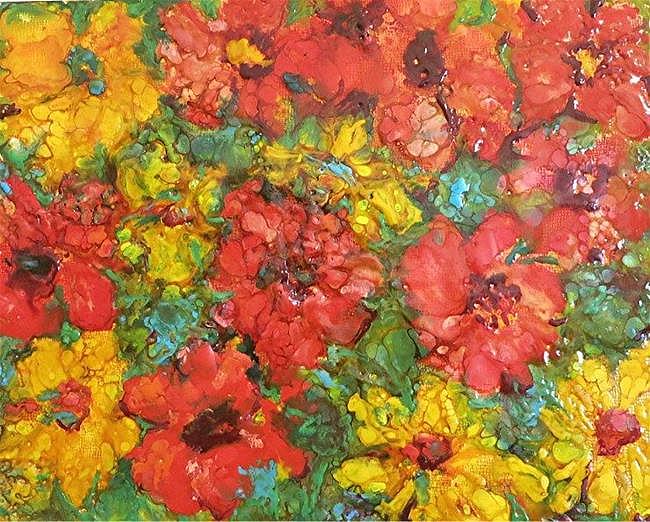 Art: FLOWERS OF SUMMER - sold by Artist Ulrike 'Ricky' Martin