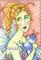 Art: FAIRY AND HER FLYING FELINE by Artist Susan Brack