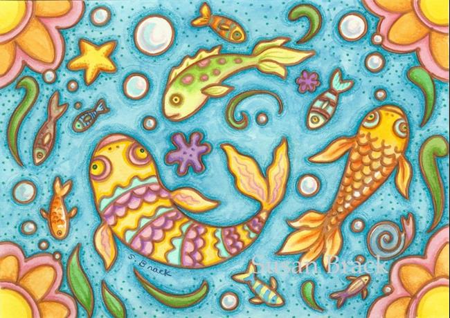 Art: FISH FANTASY by Artist Susan Brack