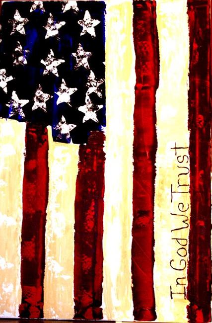 Art: In God We Trust by Artist Morgan Pace