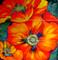 Art: POPPIES THREE by Artist Marcia Baldwin