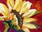 Art: November Leftovers Sunflower by Artist Laurie Justus Pace
