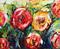 Art: anniversary roses by Artist Laurie Justus Pace