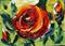 Art: A Tiny Imperfect Rose by Artist Laurie Justus Pace