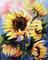 Art: Sassy Sunflowers by Artist Laurie Justus Pace