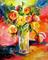 Art: Coming Up Roses by Artist Laurie Justus Pace