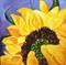 Art: Double Sunflower One by Artist Laurie Justus Pace