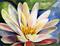 Art: Flower Day Waterlily by Artist Laurie Justus Pace
