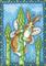 Art: FLUTTERBUN OH JOY OF SPRING ASPARAGUS by Artist Susan Brack