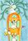 Art: FLUTTERBUN CARROT CONDO by Artist Susan Brack