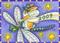Art: FLUTTERBUN FLYING IN THE NEW YEAR by Artist Susan Brack
