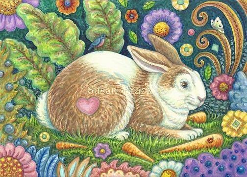 Art: MIDSUMMER HARE by Artist Susan Brack