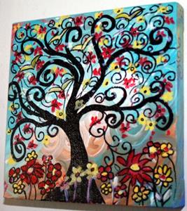 Detail Image for art HAPPY LITTLE TREE 