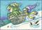 Art: TURTLE TOBOGGAN by Artist Susan Brack