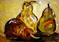 Art: A Tiny Pear Picture One by Artist Laurie Justus Pace