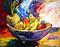 Art: Nana's Blue Fruit Bowl by Artist Laurie Justus Pace