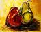 Art: Christmas Pears by Artist Laurie Justus Pace