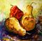 Art: Holiday Pears Three by Artist Laurie Justus Pace