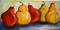 Art: Five Small Pears by Artist Laurie Justus Pace
