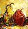 Art: Pear Two Winter by Artist Laurie Justus Pace