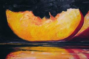 Detail Image for art Sliced Peaches