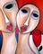 Art: A Tight Bond - Faces 347 by Artist Thomas C. Fedro