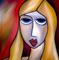 Art: On The Market - Faces 332 by Artist Thomas C. Fedro