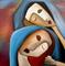 Art: Sharing A Moment - Faces 369 by Artist Thomas C. Fedro
