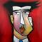 Art: Mi Amore - Faces 387 by Artist Thomas C. Fedro