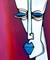 Art: Comfortable - Faces 330 by Artist Thomas C. Fedro