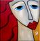 Art: Patience Is A Virtue - Faces 453 by Artist Thomas C. Fedro