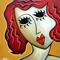 Art: Flapper - Faces 323 by Artist Thomas C. Fedro
