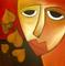 Art: Faces 128 by Artist Thomas C. Fedro