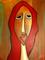 Art: Faces 133 Flat by Artist Thomas C. Fedro