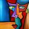 Art: Faces 141 by Artist Thomas C. Fedro