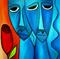 Art: Faces 147 by Artist Thomas C. Fedro