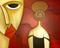 Art: Faces 153 by Artist Thomas C. Fedro