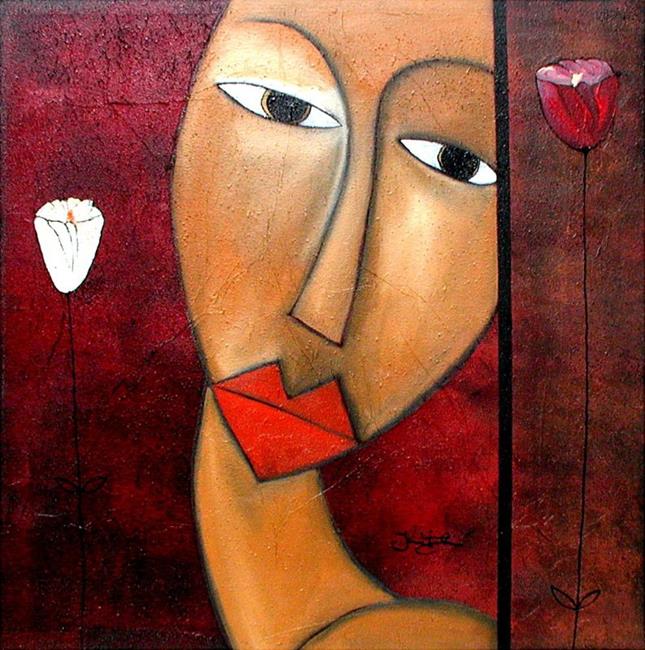 Art: Faces 195 by Artist Thomas C. Fedro