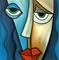 Art: Faces 205 by Artist Thomas C. Fedro
