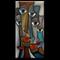 Art: Faces1152 1836 Original Abstract Art Painting Tight Knit by Artist Thomas C. Fedro