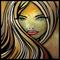 Art: Faces1175 2424 Original Abstract Art Painting Where Have You Been by Artist Thomas C. Fedro