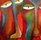Art: Raise The Intensity - Faces 370  by Artist Thomas C. Fedro
