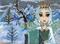 Art: Fairy Snow Queen by Artist Bronwen Skye