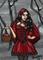 Art: Gothic Red Riding Hood by Artist Bronwen Skye
