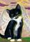 Art: Tuxie Angel by Artist Bronwen Skye