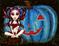 Art: Big Pumpkin Little Fairy by Artist Bronwen Skye
